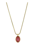 Bud To Rose - Retro Necklace Pink/Gold - Statement kaelakeed - ONE SIZE