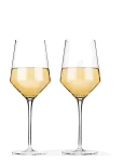 Viski - Raye Crystal Angled Chardonnay Glasses Viski&reg; - Valge veini klaasid - 38.4 CL