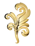 Syster P - Lea Brooch Gold - Prossid - ONE SIZE