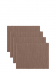 LINUM - Uni Place Mat Rib 4-Pack - Lauamatid - 35X46CM
