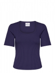 Casall - Scoop Rib Tee - L&uuml;hikeste varrukatega - 36