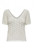 ONLY - Onlbecca Life Ss V-Neck Top Cc Knt - Džemprid - XS