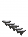 Calvin Klein - 5 Pack Thong (Low-Rise) - Stringid - XL