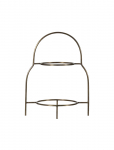 House Doctor - Plate Stand, Hdsana, Antique Brass Finish - Lauan&otilde;ude komplektid - 24.5X17.2X32CM