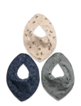 Fixoni - Bandana Bibs 3-Pack - Pudip&otilde;lled - ONE SIZE