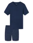 Schiesser - Admiral Short Pyjamas With V-Neck - Casual Essentials - Pyjamas - XL