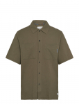 Scotch & Soda - Relaxed Fit Short Sleeve Seersucker Shirt - L&uuml;hikeste varrukatega - S