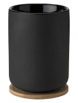 Stelton - Theo Termokop Med Coaster 0.25 L. Black - Kohvitassid - 25 CL