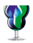 LSA International - Vinglas Folk Black/Blue/Green Set 2 Lsa - Valge veini klaasid - 23 CL