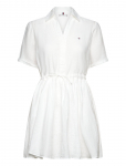 Tommy Hilfiger - Ess Linen S/S Short Dress - L&uuml;hikesed kleidid - 46
