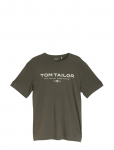 Tom Tailor - T-Shirt With Print - L&uuml;hikeste varrukatega - L