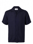 Selected - Slhrlxkylian Linen Ss Shirt Resort - L&uuml;hikeste varrukatega s&auml;rgid - M