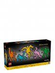 LEGO - Art Keith Haring &ndash; Dancing Figures Living Room Decor 31216 - Lego art - ONE SIZE