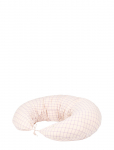 NOBODINOZ - Kit Stories Ltd Maternity Pillow_Cover Powder Mauve Grid - Nursing Pillow Covers - ONE SIZE