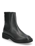 Tommy Hilfiger - Th Square Toe Leather Bootie - Madala kontsaga poolsaapad - 41