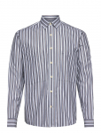 Lindbergh - Fine Striped L/S Shirt - Triibulised s&auml;rgid - L
