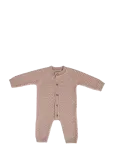 Smallstuff - Jumpsuit, Ao Elephants, Merino Wool, Nature Melange - Kombinesoonid - 92/98