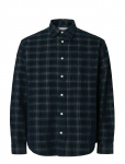 Selected - Slmregclaus Cord Yd Check Ls Shirt - Ruudulised s&auml;rgid - XXL