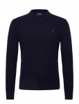 Polo Ralph Lauren - Textured Wool-Cotton Polo-Collar Sweater - Pikkade varrukatega kootud polos&auml;rgid - XXL