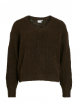 Vila - Vilampe V-Neck L/S Knit Top-Noos - Džemprid - XXL
