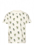Minymo - T-Shirt Ss Aop - L&uuml;hikeste varrukatega - 140