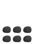 Aida - Raw Silicone - Soft Surface Coaster - Black - Joogialused - ONE SIZE