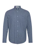 Gant - Reg Cotton Linen Print Shirt - Linased s&auml;rgid - XL