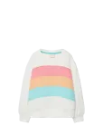 Boboli - Fleece Sweatshirt With Stripes For Girl -Bci - Dressipluusid - 92