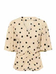 Soaked - Slarjana Ruching Blouse Ss - L&uuml;hikeste varrukatega - L