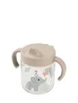 Done By Deer - Learning Spout Cup 2-Handle Celebration Sand - Nokaga tasssid - &Oslash; 7.5X H 11CM
