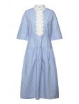 Stella Nova - Striped Dress With Scallops - P&otilde;lveni ja midi - 32