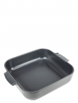 Peugeot - Appolia Keramisk Firkantet Mat Sort 36 Cm - Ahjuvormid - 36 CM