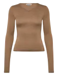 Weekday - V Neck Long Sleeve Top - Pikkade varrukatega - XS