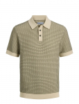 Jack & Jones - Jprblukingsley Knit Polo Ss Ln - L&uuml;hikeste varrukatega - XXL