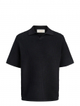 Jack & Jones - Jornantucket Knit Split Neck Polo Sa26 - L&uuml;hikeste varrukatega kootud polos&auml;rgid - S