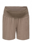 Only Maternity - Olmsiesta Linen Smock Shorts Wvn Noos - Linased l&uuml;hikesed p&uuml;ksid - XL