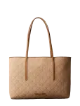 Calvin Klein - Emblem Aop Jacquard Tote W/Pouch - Kandekotid - ONE SIZE