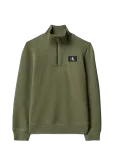 Calvin Klein - Terry Ck Woven Label Half Zip - Dressipluusid - 128