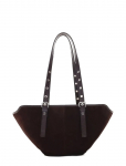 Nunoo - Small Nora Suede Chocolate - V&auml;ikesed &uuml;le&otilde;lakotid - ONE SIZE