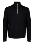 Lindbergh - Soft Viscose Blend Half Zip Sweater - Poolpika lukuga džemprid - L
