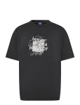 HUGO BLUE - Oversized Tee_B_17 - L&uuml;hikeste varrukatega - L