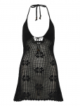 Monki - Halterneck Knitted Mini Dress - L&uuml;hikesed kleidid - XS