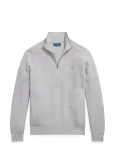 Polo Ralph Lauren - Mesh-Knit Cotton Quarter-Zip Sweater - Poolpika lukuga džemprid - M