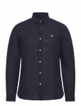 Lyle & Scott - Long Sleeve Linen Blend Shirt - Linased s&auml;rgid - XXL