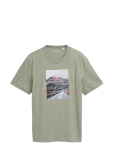 Tom Tailor - Photoprint  T-Shirt - L&uuml;hikeste varrukatega - XXL
