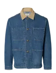 Selected - Slhregular-Landon M Blue Denim Jacket - Voodrita teksatagid - XL