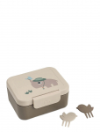 Done By Deer - Tiny Lunch Box W/Snack Picks Tiny Trails Sand - Beebitoidu konteinerid - 13X 11X H 6CM