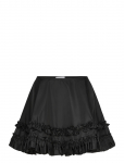 Ganni - Duchesse Nylon Mini Frill Skirt - L&uuml;hikesed seelikud - 40