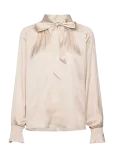 Rosemunde - Rwmessina Ls Tie Blouse - Pikkade varrukatega - 36