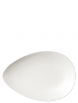R&ouml;rstrand - Bl&aring; Eld Serving Platter 24X35Cm White - Serveerimisvaagnad - 24X35CM
